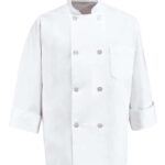 Eight Pearl Button Chef Coat - Tall Sizes