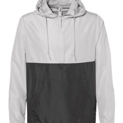 Unisex Lightweight Quarter-Zip Windbreaker Pullover Jacket