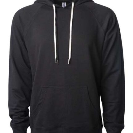 Unisex Icon Lightweight Loopback Terry Hooded Sweatshirt