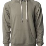 Unisex Icon Lightweight Loopback Terry Hooded Sweatshirt