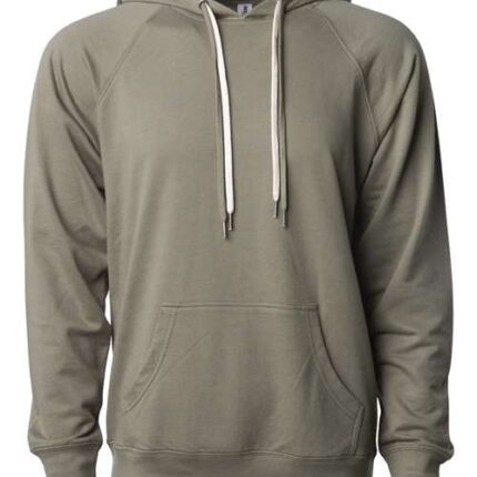 Unisex Icon Lightweight Loopback Terry Hooded Sweatshirt