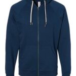 Unisex Icon Lightweight Loopback Terry Full-Zip Hooded Sweatshirt