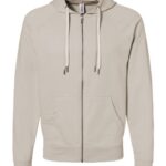 Unisex Icon Lightweight Loopback Terry Full-Zip Hooded Sweatshirt