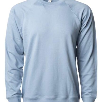 Unisex Icon Lightweight Loopback Terry Crewneck Sweatshirt
