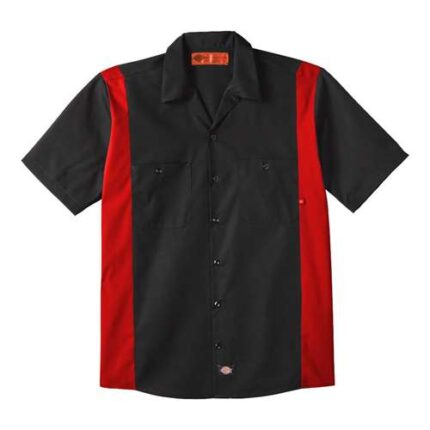 Men's Tall Industrial Colorblocked Short Sleeve Shirt