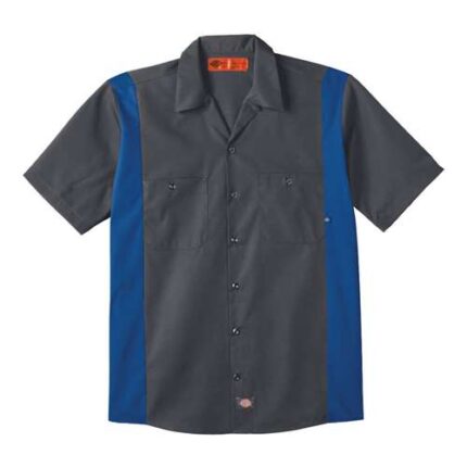 Men's Industrial Colorblocked Short Sleeve Shirt