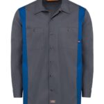 Men's Tall Industrial Colorblocked Long Sleeve Shirt
