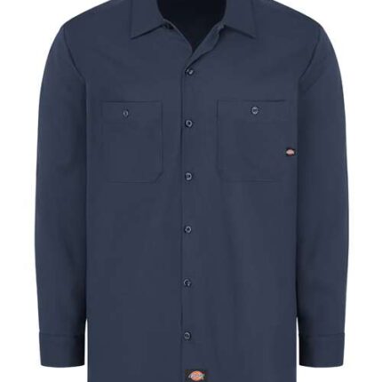Men's Industrial Cotton Long Sleeve Work Shirt