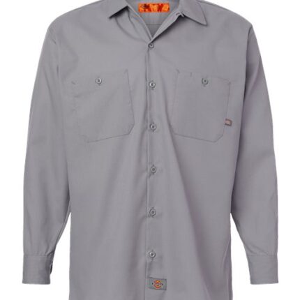 Men's Tall Industrial Long Sleeve Work Shirt