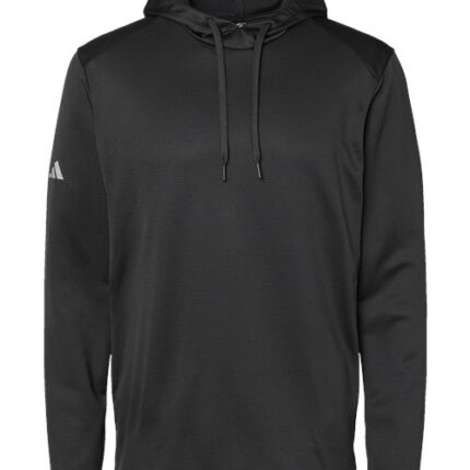 Men's Textured Mixed Media Midweight Hooded Sweatshirt