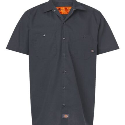 Men's Tall Industrial Short Sleeve Work Shirt
