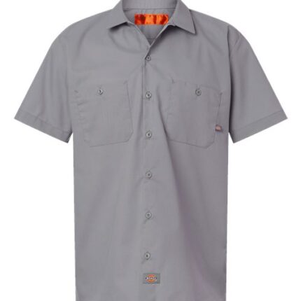 Men's Tall Industrial Short Sleeve Work Shirt