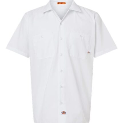 Men's Tall Industrial Short Sleeve Work Shirt
