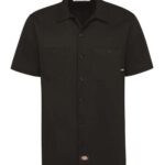 Men's Industrial Short Sleeve Cotton Work Shirt