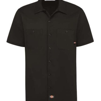 Men's Industrial Short Sleeve Cotton Work Shirt