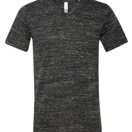 Unisex Textured Jersey V-Neck Tee
