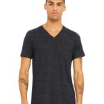 Unisex Textured Jersey V-Neck Tee