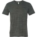 Unisex Textured Jersey V-Neck Tee