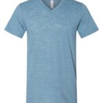 Unisex Textured Jersey V-Neck Tee