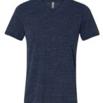 Unisex Textured Jersey V-Neck Tee