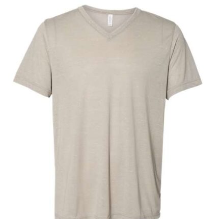 Unisex Textured Jersey V-Neck Tee