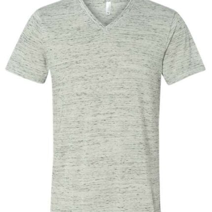 Unisex Textured Jersey V-Neck Tee
