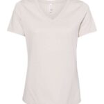 Women's Relaxed Heather CVC V-Neck Tee