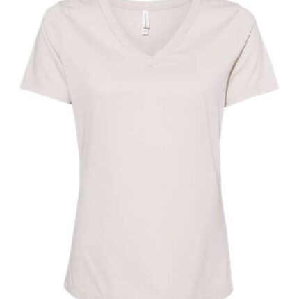 Women's Relaxed Heather CVC V-Neck Tee
