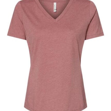 Women's Relaxed Heather CVC V-Neck Tee