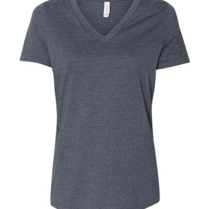 Women's Relaxed Heather CVC V-Neck Tee