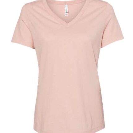 Women's Relaxed Heather CVC V-Neck Tee