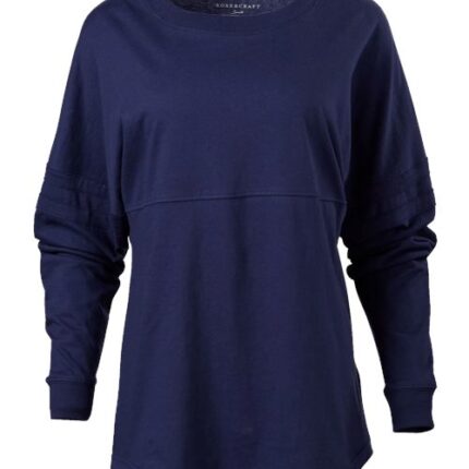 Women's Pom Pom Long Sleeve Jersey T-Shirt