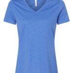 Women's Relaxed Heather CVC V-Neck Tee