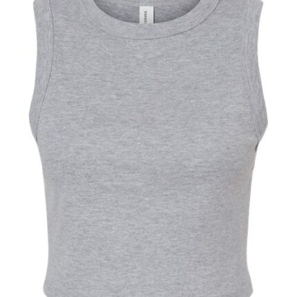 Women's Micro Rib Muscle Crop Tank