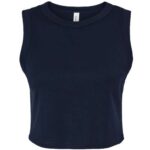 Women's Micro Rib Muscle Crop Tank