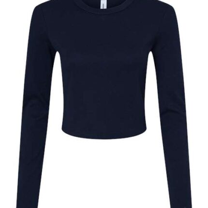 Women's Micro Rib Long Sleeve Baby Tee