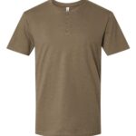 Unisex CVC Henley Tee