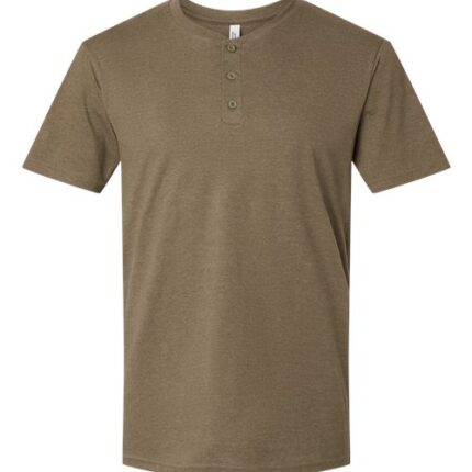 Unisex CVC Henley Tee