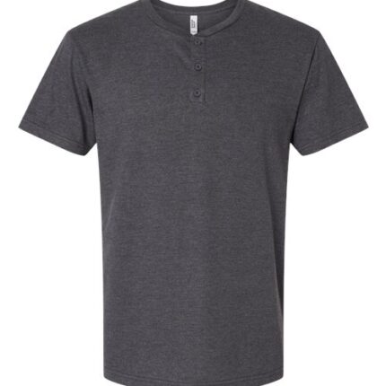 Unisex CVC Henley Tee