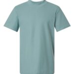 Unisex Pique Mock Neck Tee