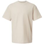 Unisex Pique Mock Neck Tee