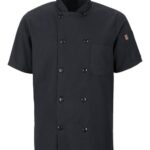 Mimix™ Short Sleeve Chef Coat with OilBlok