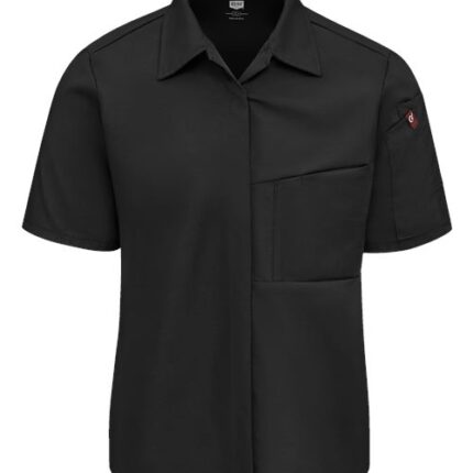 Women's Poplin Airflow Cook Shirt with OilBlok