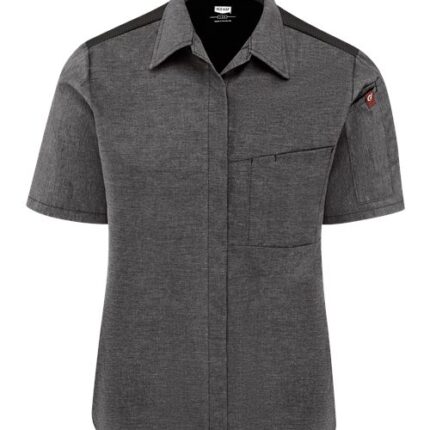 Women's Poplin Airflow Cook Shirt with OilBlok