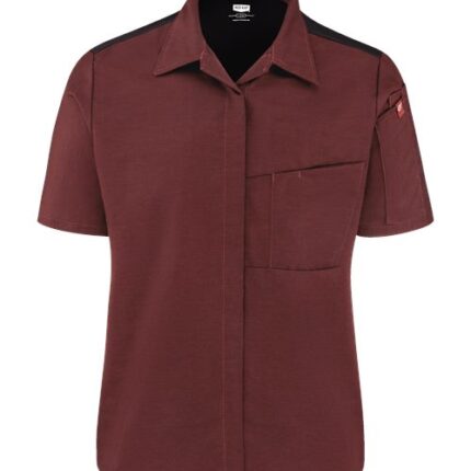 Women's Poplin Airflow Cook Shirt with OilBlok