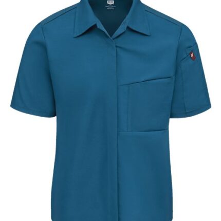 Women's Poplin Airflow Cook Shirt with OilBlok