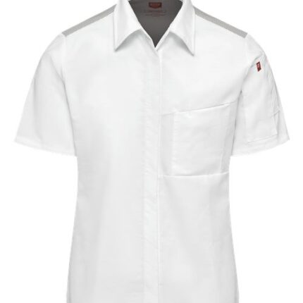 Women's Poplin Airflow Cook Shirt with OilBlok