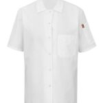 Women's Mimix™ Short Sleeve Cook Shirt with OilBlok