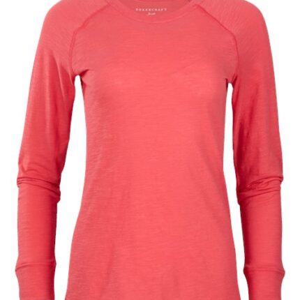 Women's Solid Preppy Patch Long Sleeve T-Shirt