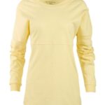 Women's Pom Pom Long Sleeve Jersey T-Shirt